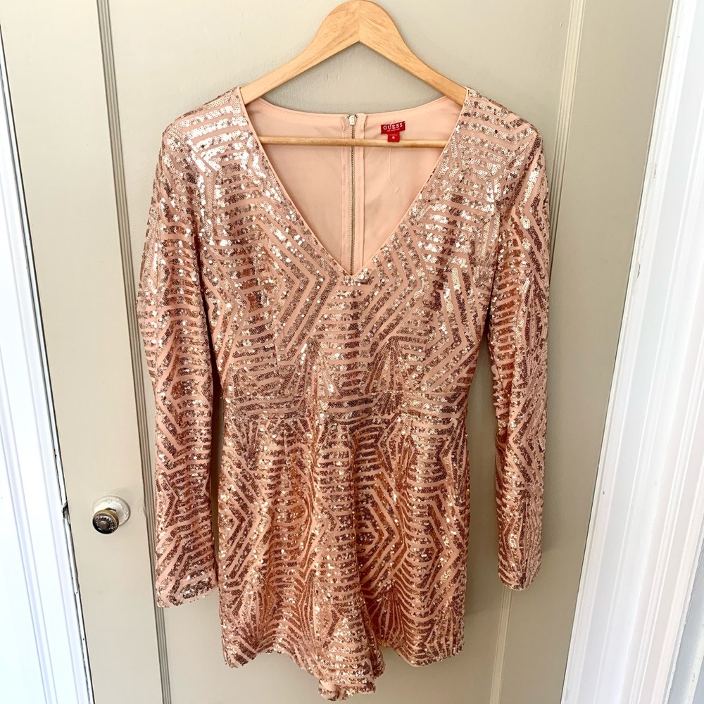 Fabulous Fun Sequinned Romper by GUESS